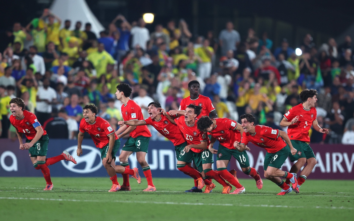 Portugal elimina a Brasil en penales y jugará una final histórica del Mundial Sub-17 ante Austria