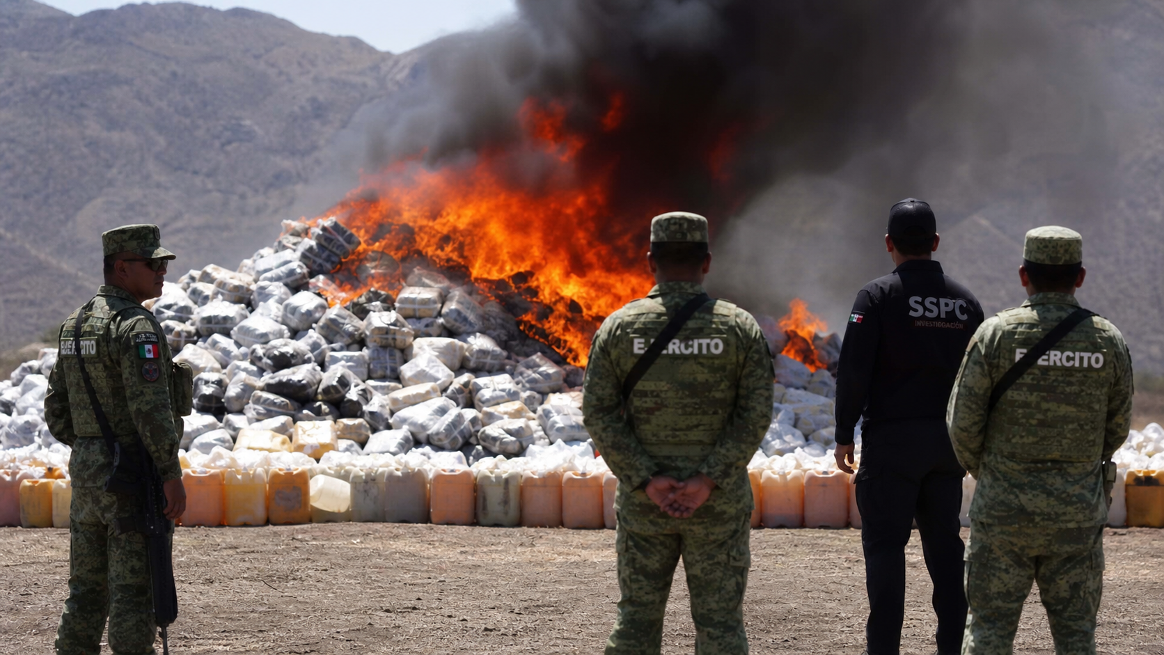 Senado, FGR y Embajada de EE. UU. coordinan golpe al narcotráfico